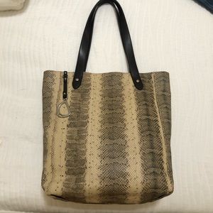 Snakeskin pattern tote bag Lauren by Ralph Lauren